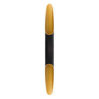 LED-WANDLEUCHTE 80/6/7 cm   - Goldfarben/Schwarz, Design, Metall (80/6/7cm)