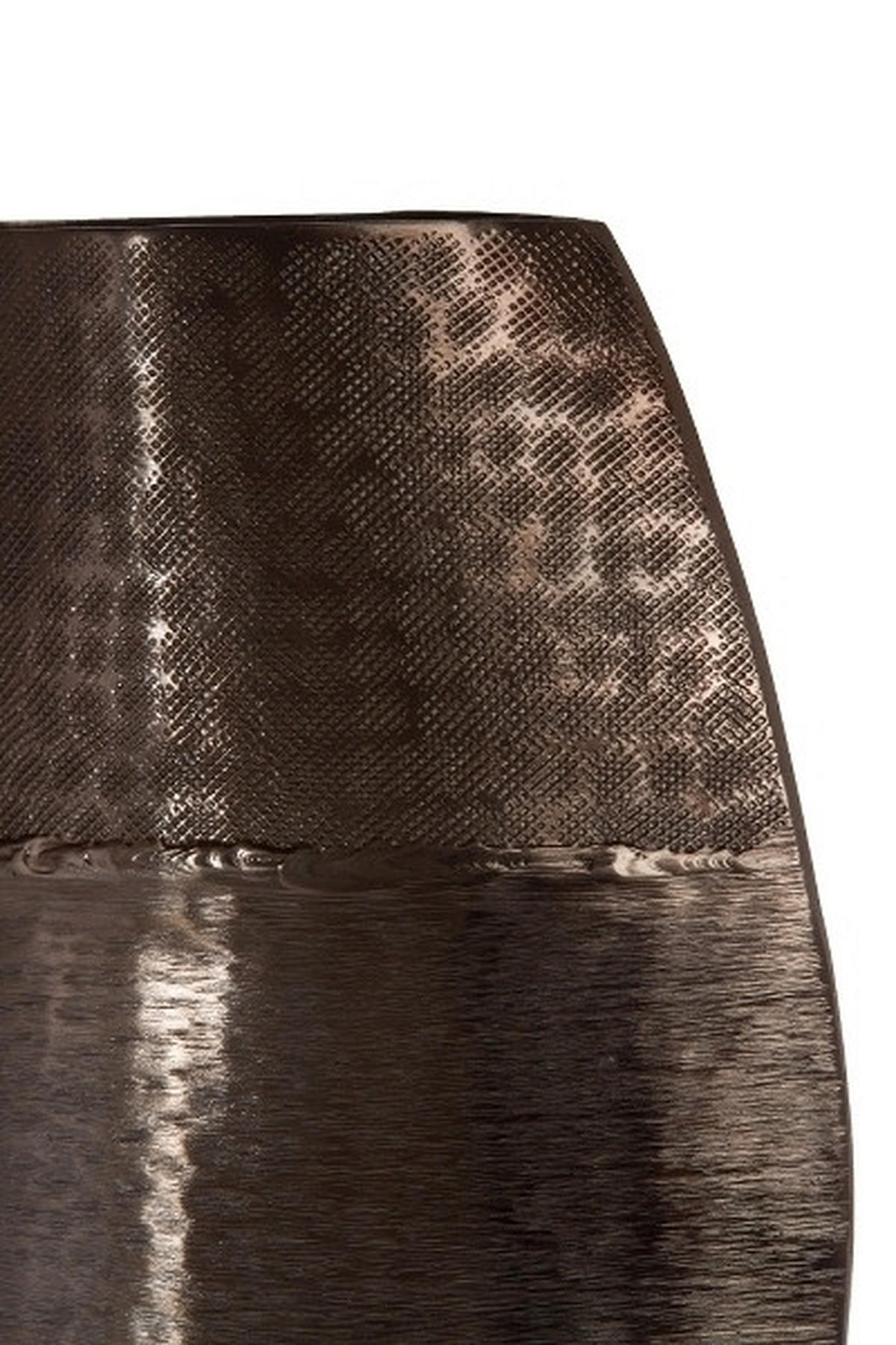 VASE VALENTE 38 cm  - Bronzefarben, Basics, Metall (26/38/9cm)