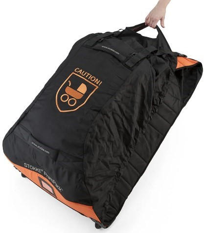 BARNVAGNSTILLBEHÖR  - orange/svart, Design, textil - Stokke