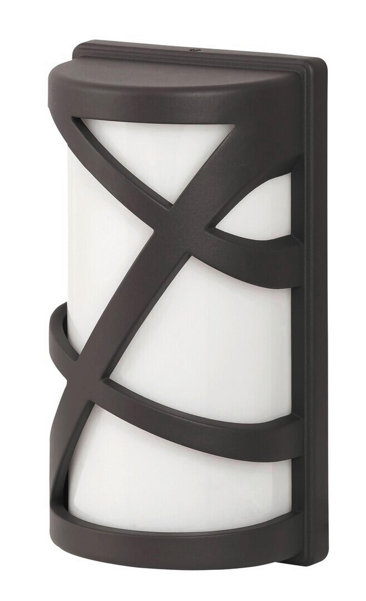 SPOLJNA SVETILJKA - antracit, Osnovno, metal/plastika (15/27cm)