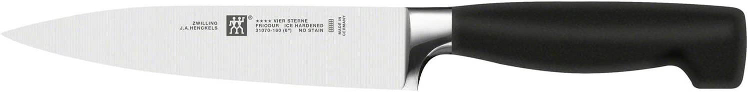 FLEISCHMESSER 16 cm - Edelstahlfarben/Schwarz, Basics, Kunststoff/Metall (16cm) - Zwilling