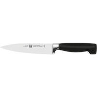 FLEISCHMESSER **** VIER STERNE 16 cm  - Edelstahlfarben/Schwarz, Basics, Kunststoff/Metall (16cm) - Zwilling