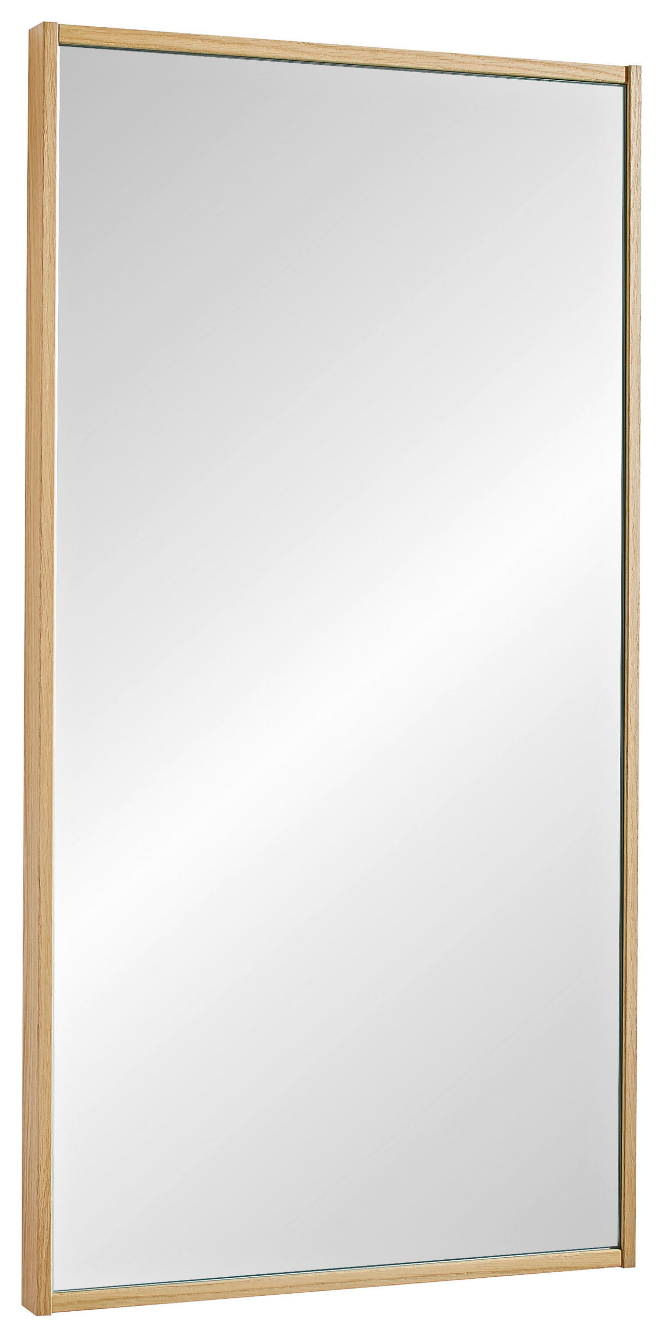 WANDSPIEGEL 43/82/1,5 cm    in rechteckig  - Eichefarben, Basics, Glas/Holz (43/82/1,5cm)