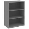 AKTENREGAL 80/111,7/43 cm  - Grau, Konventionell, Holzwerkstoff (80/111,7/43cm) - Moderano