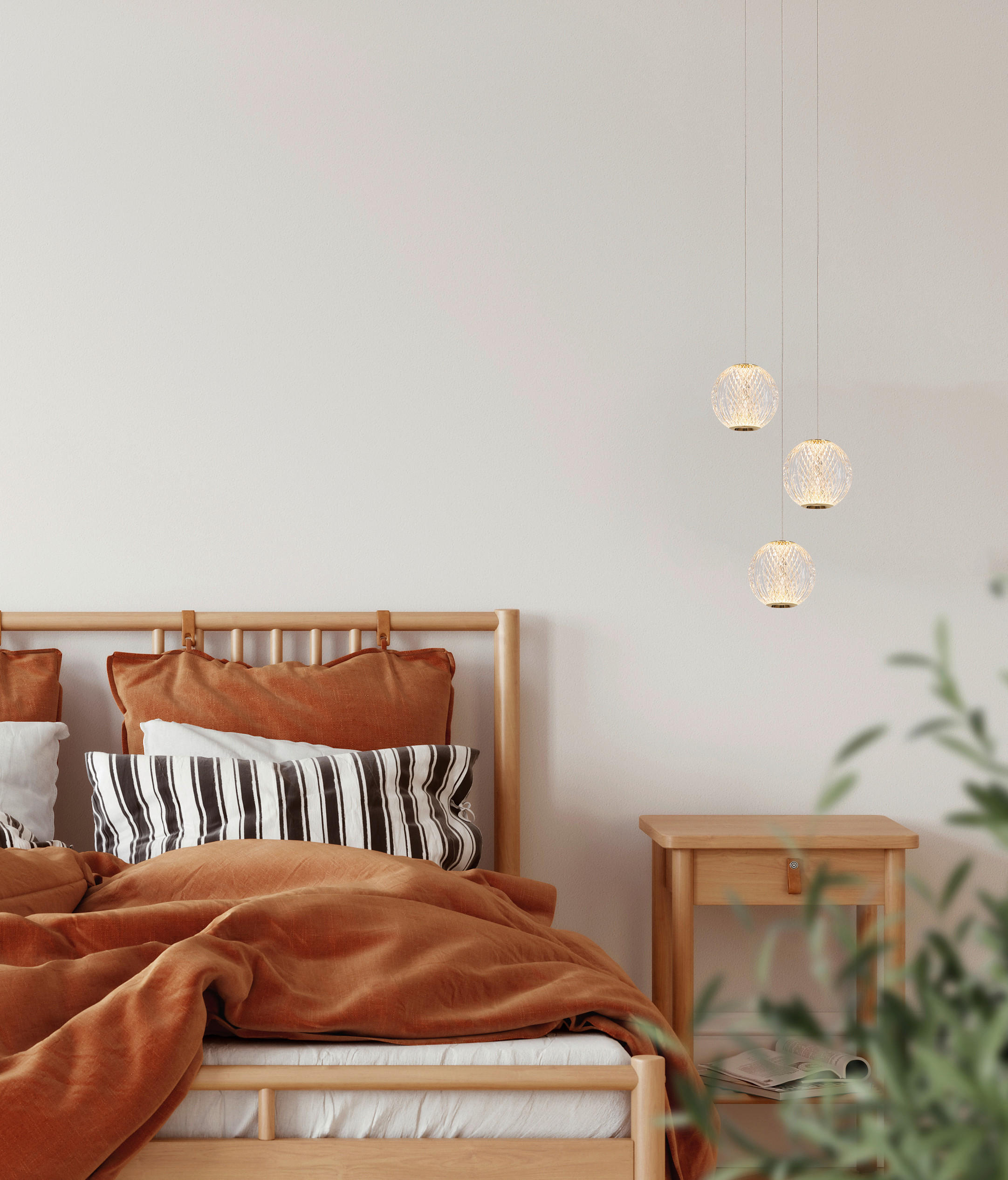 LED-PENDELLEUCHTE Cintra 25/25/150 cm   - Transparent, Design, Kunststoff (25/25/150cm) - Lucide