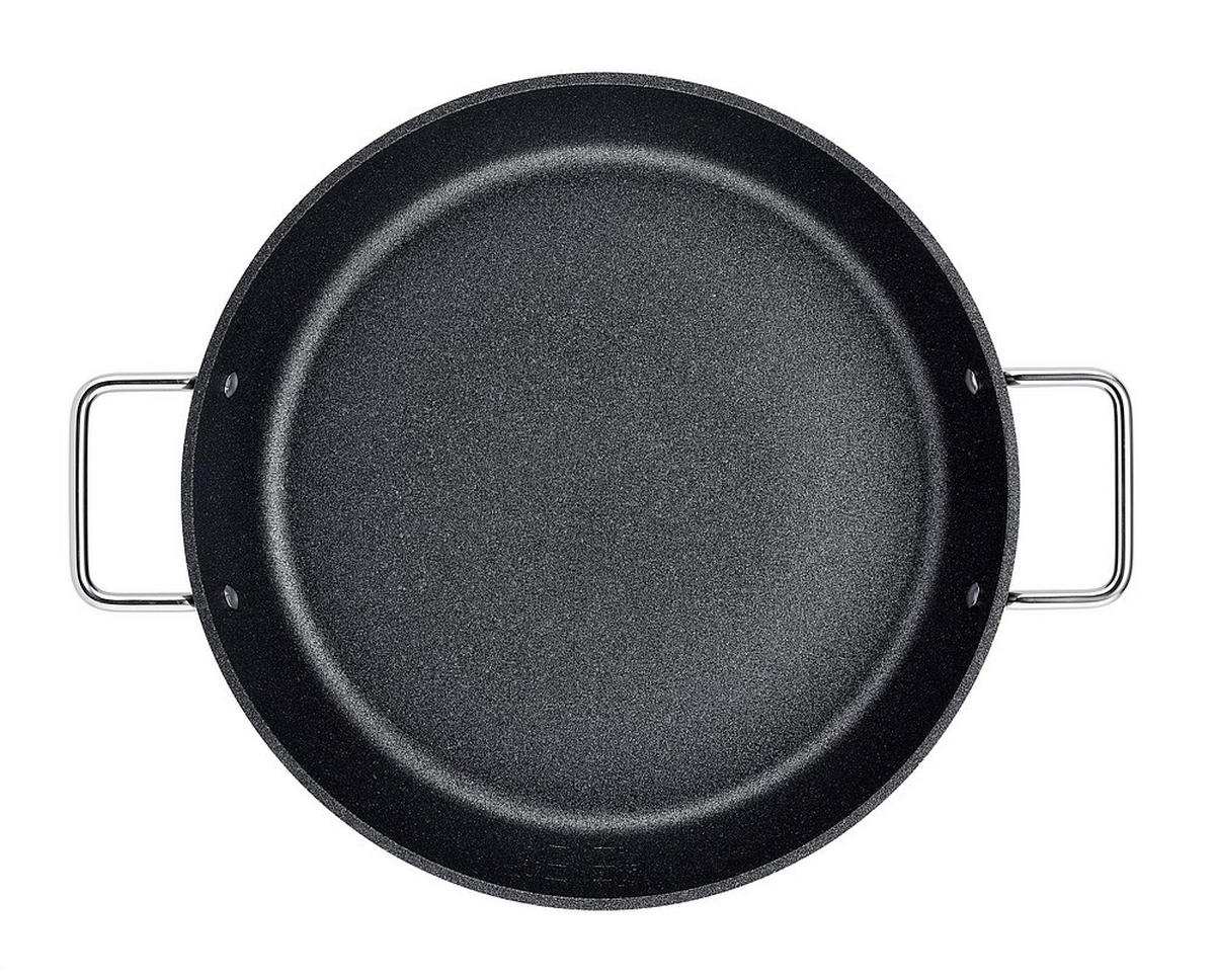 SERVIERPFANNE ADAMANT 32 cm  - Schwarz, Basics, Metall (32cm) - Fissler