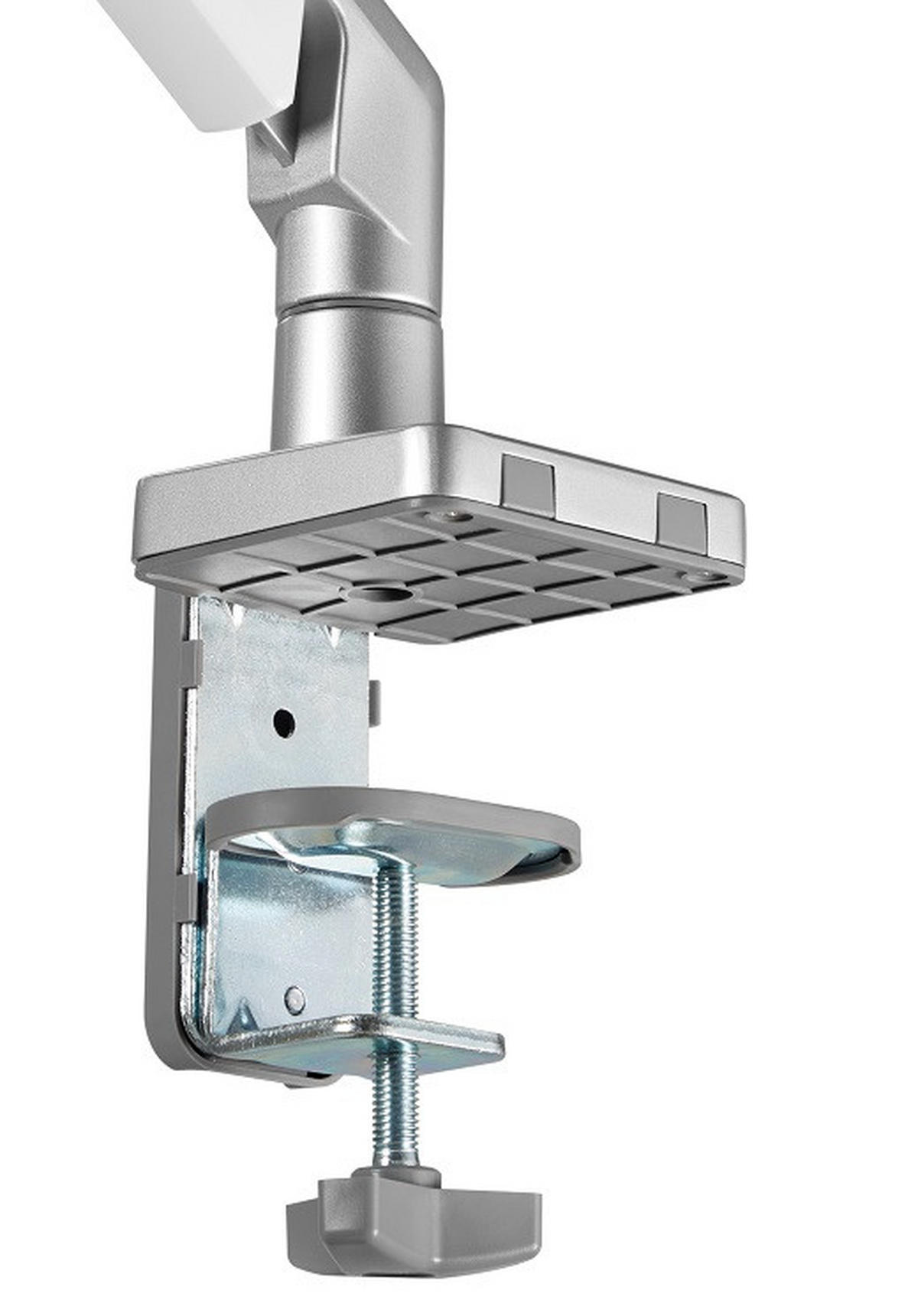 MONITOR-HALTERUNG Metall, Kunststoff Grau, Weiß  - Weiß/Grau, Design, Kunststoff/Metall (56/69,5/11,7cm) - Boxxx