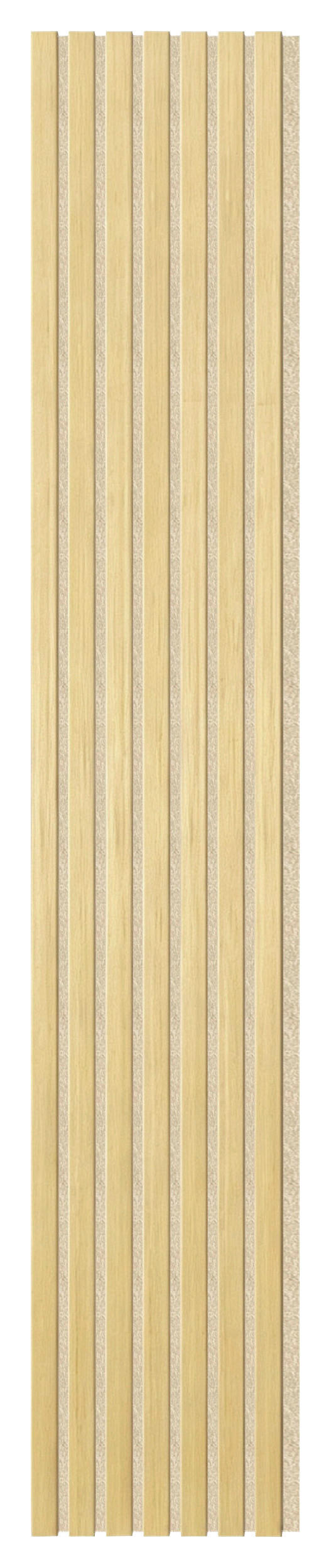 AKUSTIKPANEEL Economico Eichefarben 244/28/1,8 cm  - Eichefarben, Basics, Holz/Kunststoff (244/28/1,8cm) - Novel