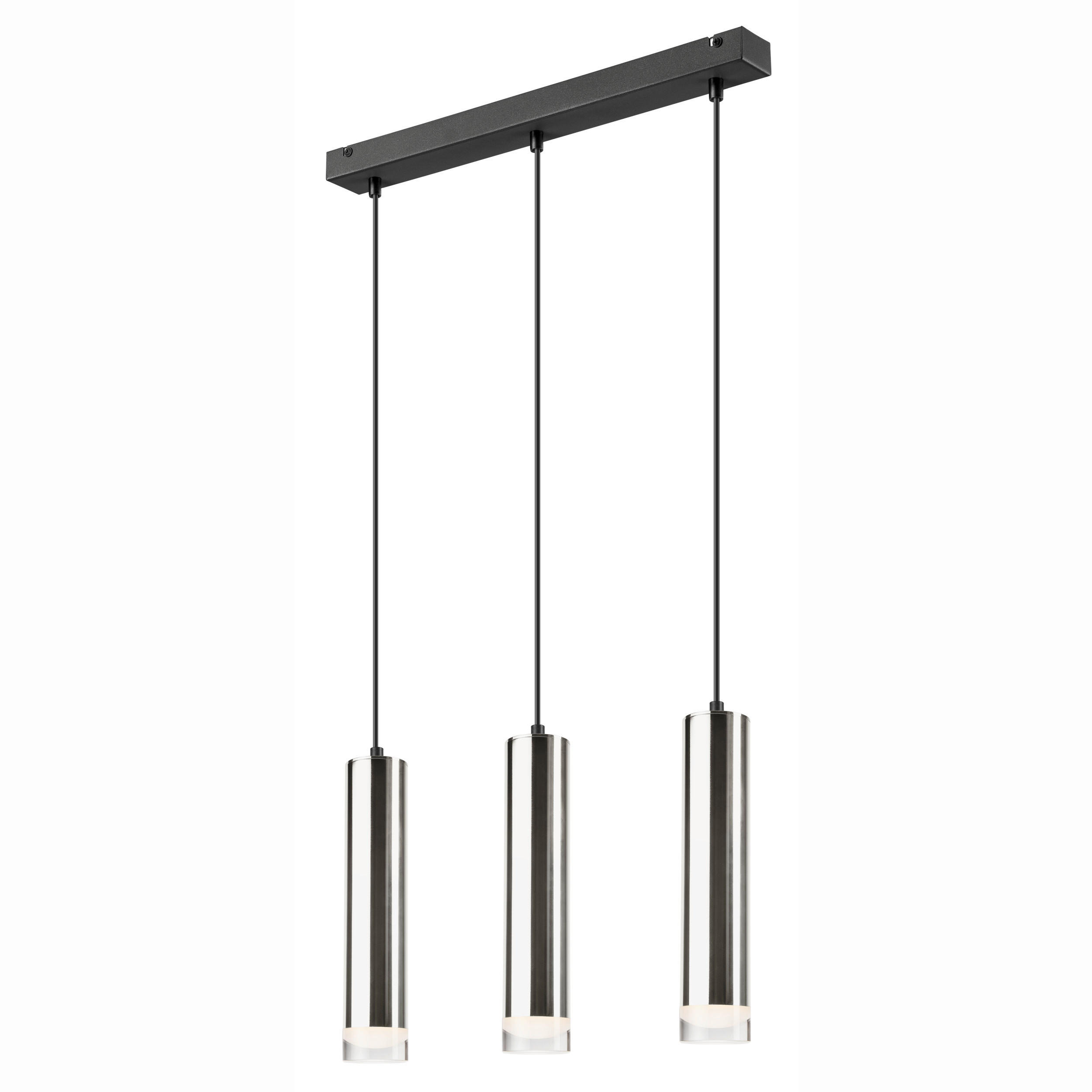 XXXLutz Pendelleuchte Diego Chrom 50x90x90 cm