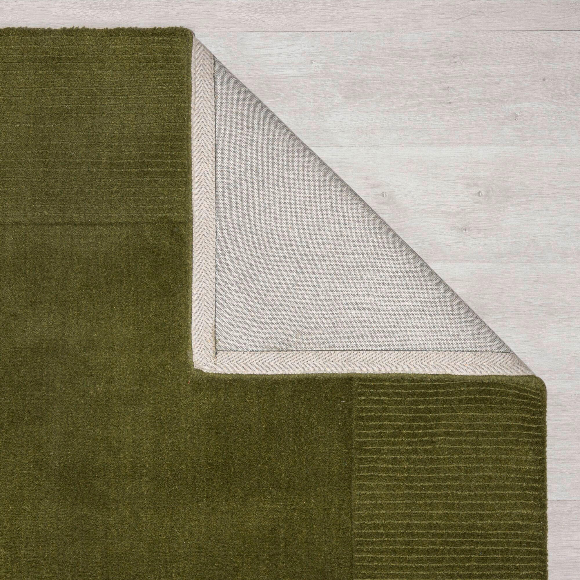 HANDWEBTEPPICH 120/170 cm Flair Rugs Olivgrün - Olivgrün, Basics, Textil (120/170cm) - Xora