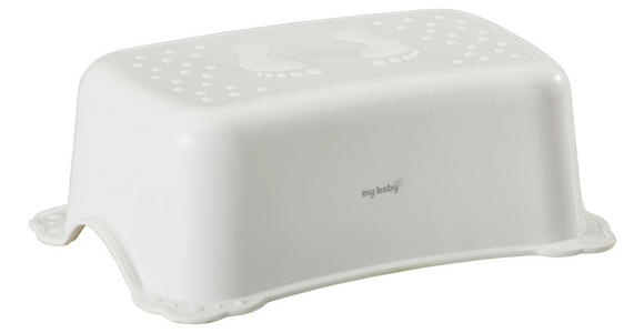 TRITTHOCKER - Weiß, Basics, Kunststoff (42,5/28,5/14,5cm) - My Baby Lou