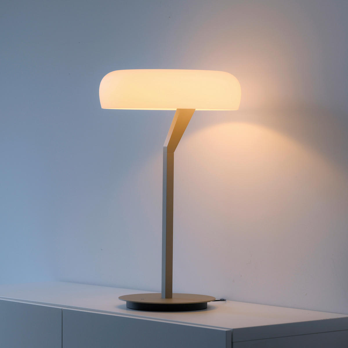 LED-TISCHLEUCHTE - Schwarz/Bronzefarben, Basics, Glas/Kunststoff (35/35/58cm) - Paul Neuhaus