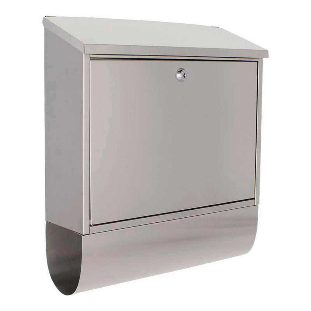 BRIEFKASTEN Edelstahlfarben  - Edelstahlfarben, KONVENTIONELL, Metall (36.5/41.5/11.5cm) - ROTTNER