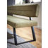 SITZBANK 130/85/58 cm in Olivgrün, Schwarz - Schwarz/Olivgrün, Design, Textil/Metall (130/85/58cm) - Dieter Knoll SITZBANK 130/85/58 cm in Olivgrün, Schwarz - Schwarz/Olivgrün, Design, Textil/Metall (130/85/58cm) - Dieter Knoll