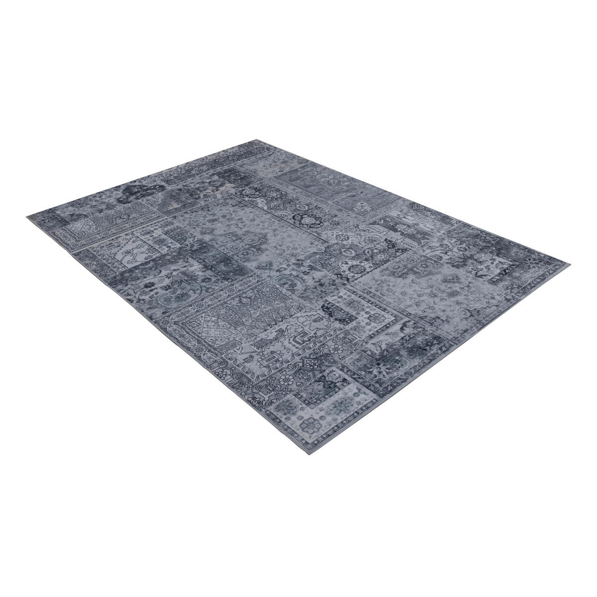 FLACHWEBETEPPICH 120/170 cm Grau  - Grau, Basics, Textil (120/170cm) - Kayoom