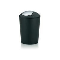 KOZMETIČNI KOŠ MARTA 5 L - srebrne barve/črna, Trendi, umetna masa (19,5/29cm) - Kela