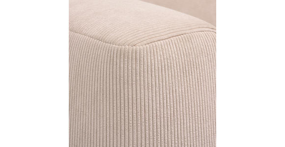 SCHLAFSOFA Cord Beige - Beige/Schwarz, Design, Kunststoff/Textil (250/92/105cm) - Carryhome