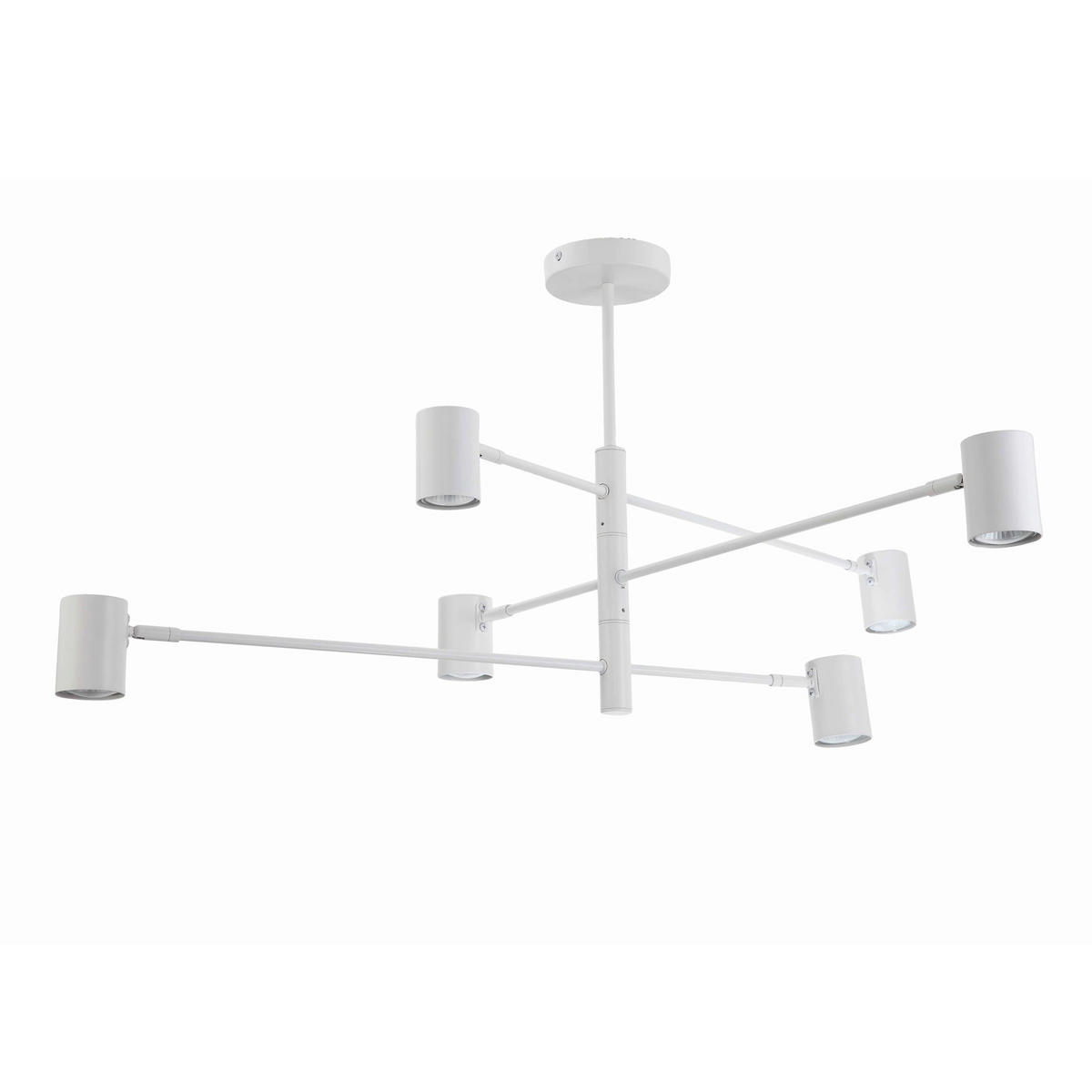 DECKENLEUCHTE Snow   - Weiß, Design, Metall (80/12/44.5cm)