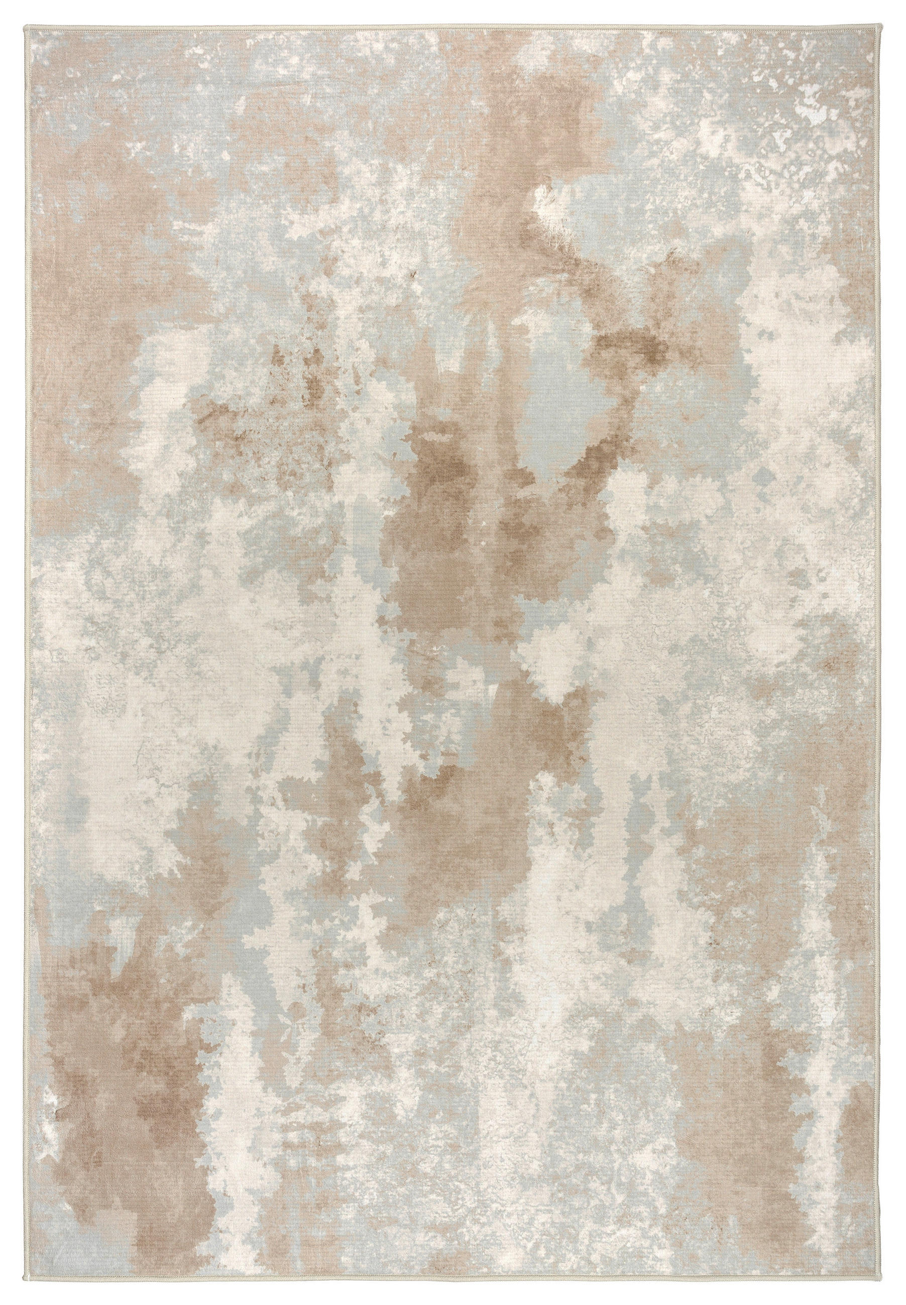 PLOCHO TKANÝ KOBEREC, 130/190 cm, tmavosivá, sivohnedá - sivohnedá/tmavosivá, Design, textil/plast (130/190cm) - Lindorug