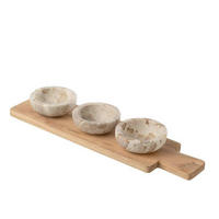 APERITIFTELLER  - Beige, Basics, Stein (44,5/12/5cm) - Ambia Home