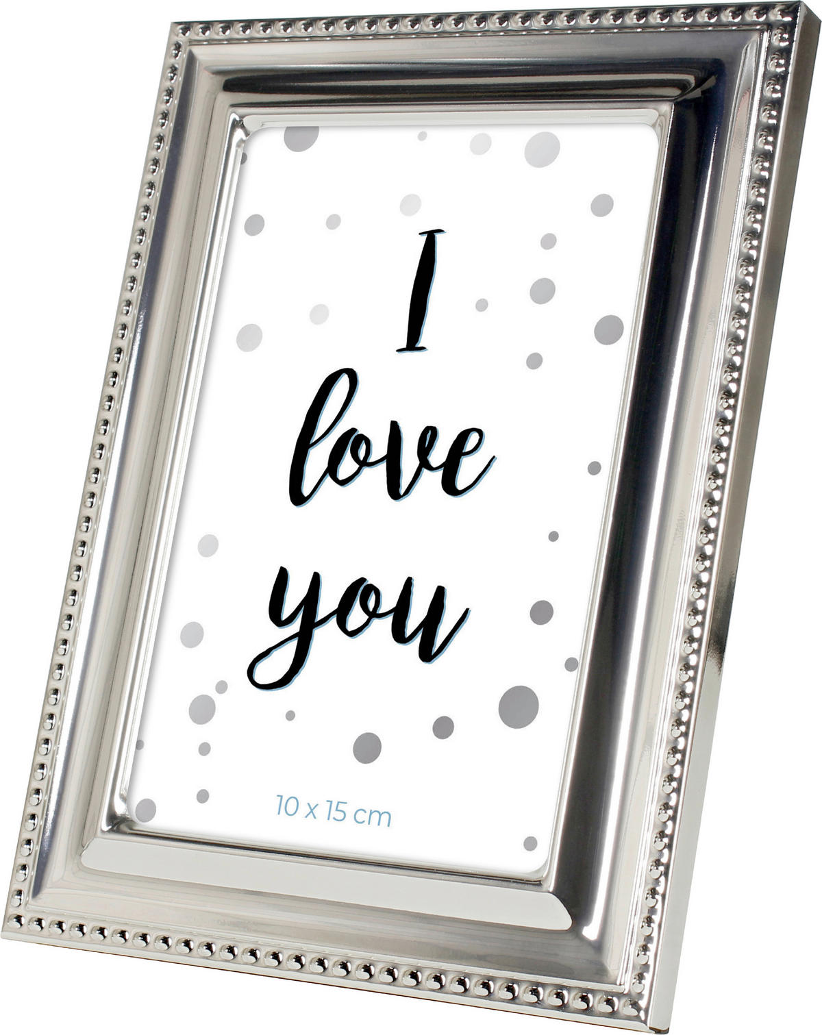 BILDERRAHMEN 14,4/19,6/1,9 cm  - Silberfarben, Basics, Glas/Metall (14,4/19,6/1,9cm)