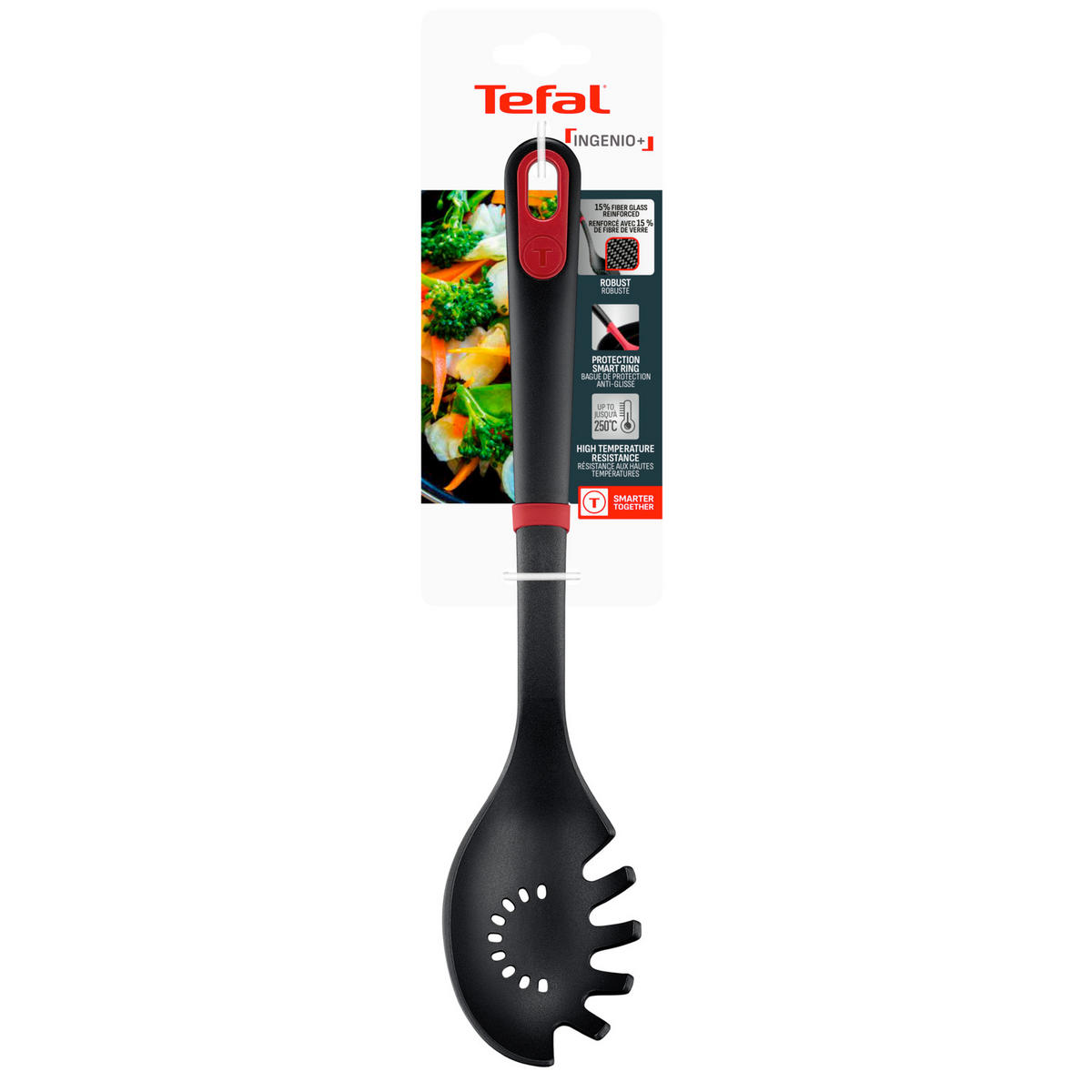 RÜHRLÖFFEL Ingenio  - Schwarz, Basics, Kunststoff (35,4/8/6cm) - Tefal