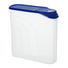 VORRATSDOSE 4,1 L L - Blau/Transparent, Basics, Kunststoff (26,5/9,5/26cm)