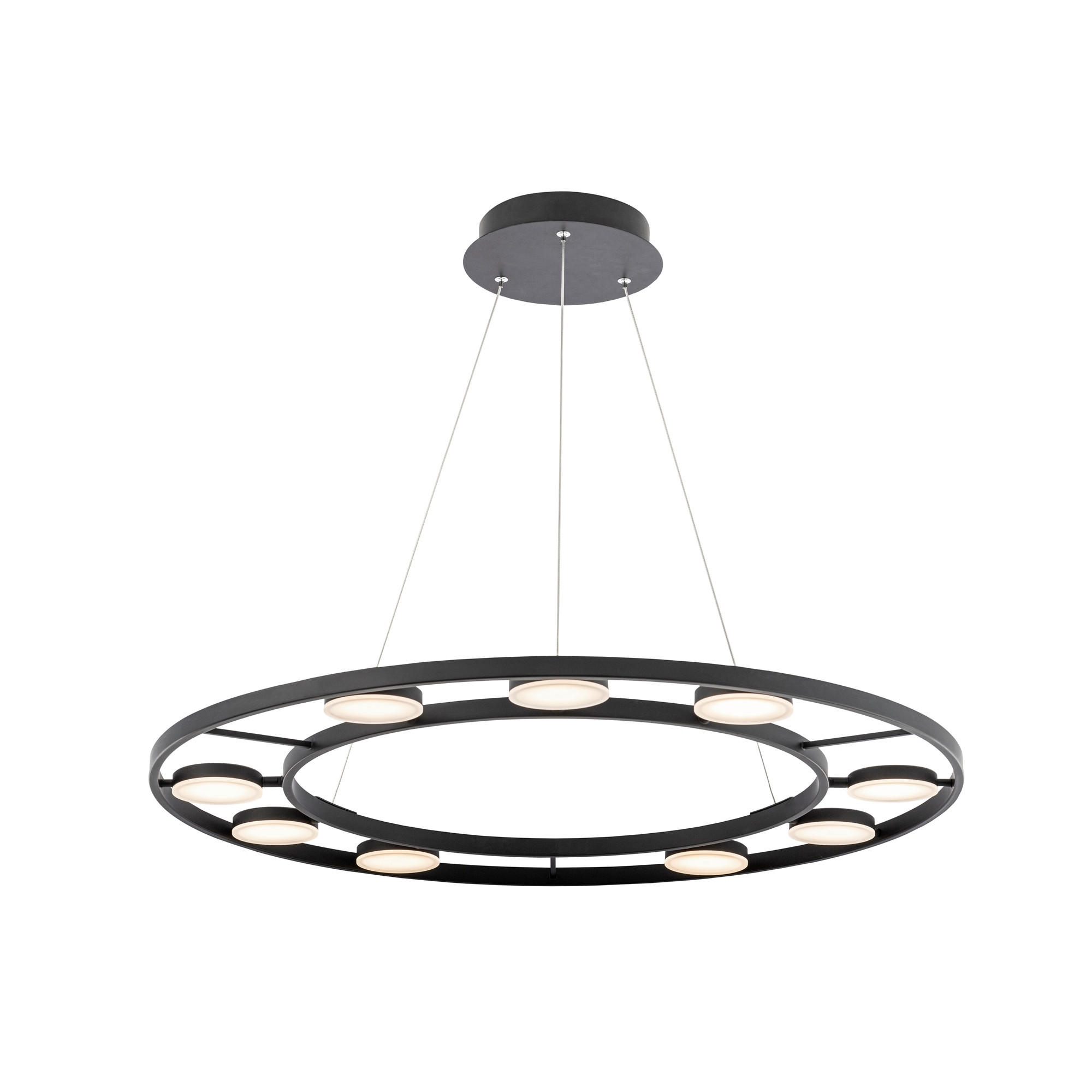 PENDELLEUCHTE 80/2 cm - Schwarz, Trend, Kunststoff/Metall (80/2cm) - MAYTONI
