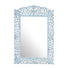 SPIEGEL Mangoholz Hellblau - Hellblau, Trend, Glas/Holz (87,5/127,5/3,5cm) - Ambia Home