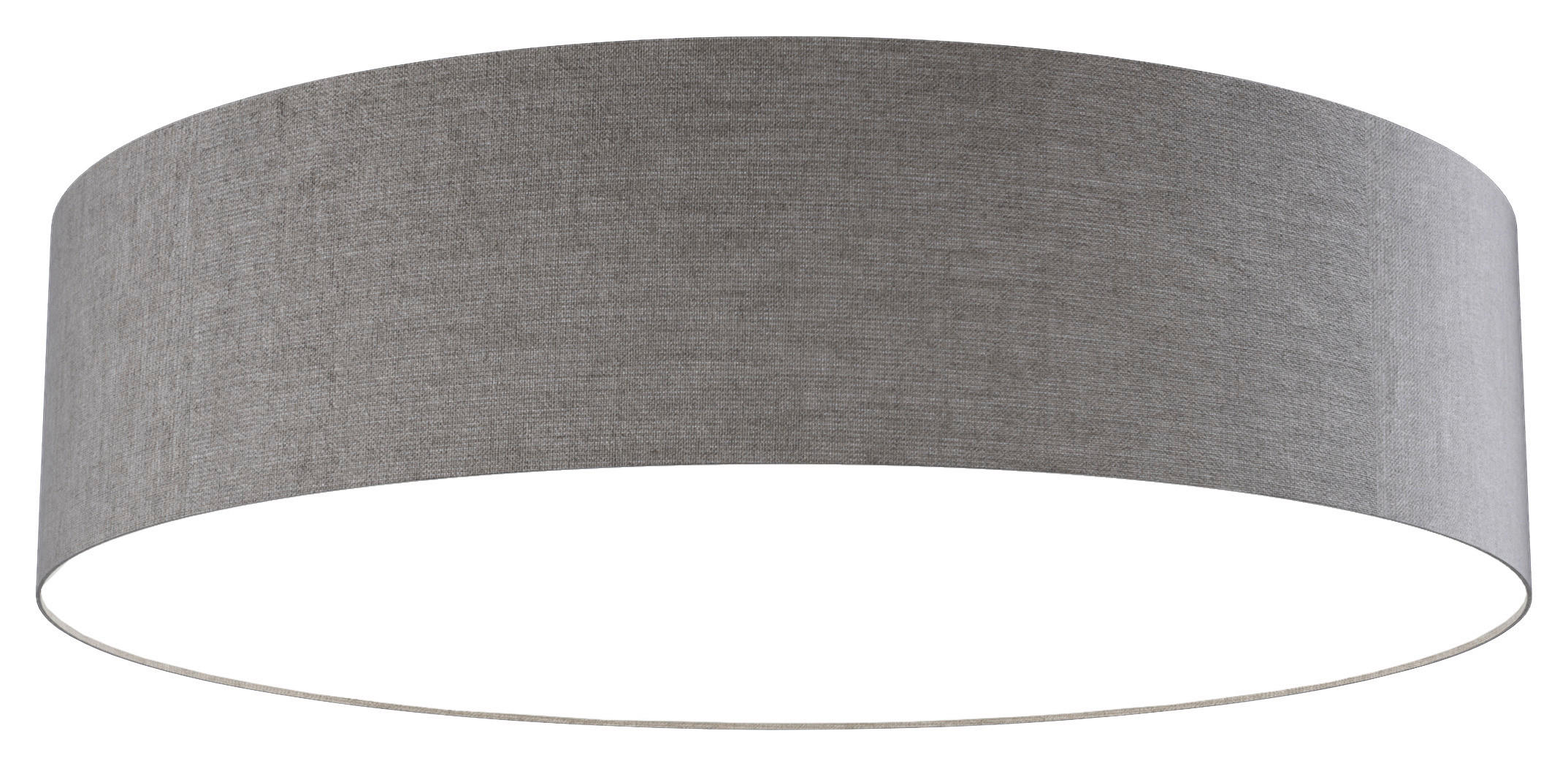 LED-DECKENLEUCHTE 40 cm - Taupe, Design, Textil (40cm) - Tint