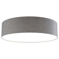LED-DECKENLEUCHTE   40 cm  - Taupe, Design, Textil (40cm) - Tint