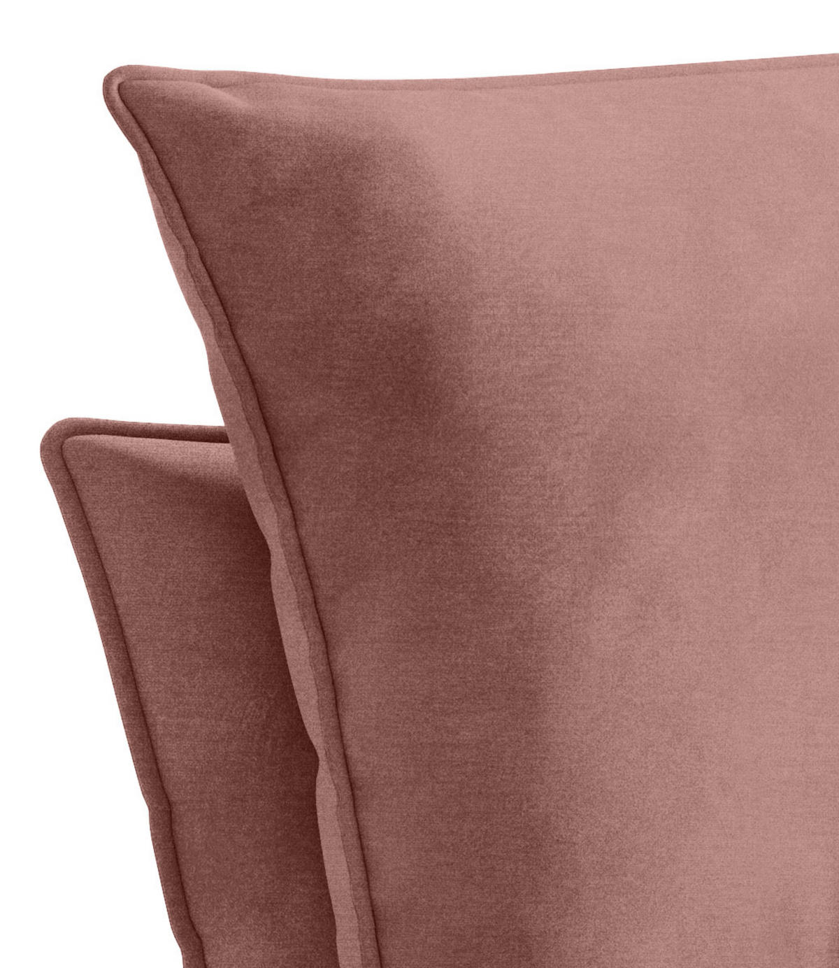 SESSEL in Velours Beere  - Beere/Schwarz, Design, Textil/Metall (72/84/90cm) - Hom`in