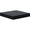 POLICA ZIDNA crna  drvni materijal  - crna, Design, drvni materijal (23,5/3,8/23,5cm) - Carryhome