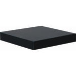 WANDBOARD Holzwerkstoff Schwarz  - Schwarz, Design, Holzwerkstoff (23,5/3,8/23,5cm) - Carryhome