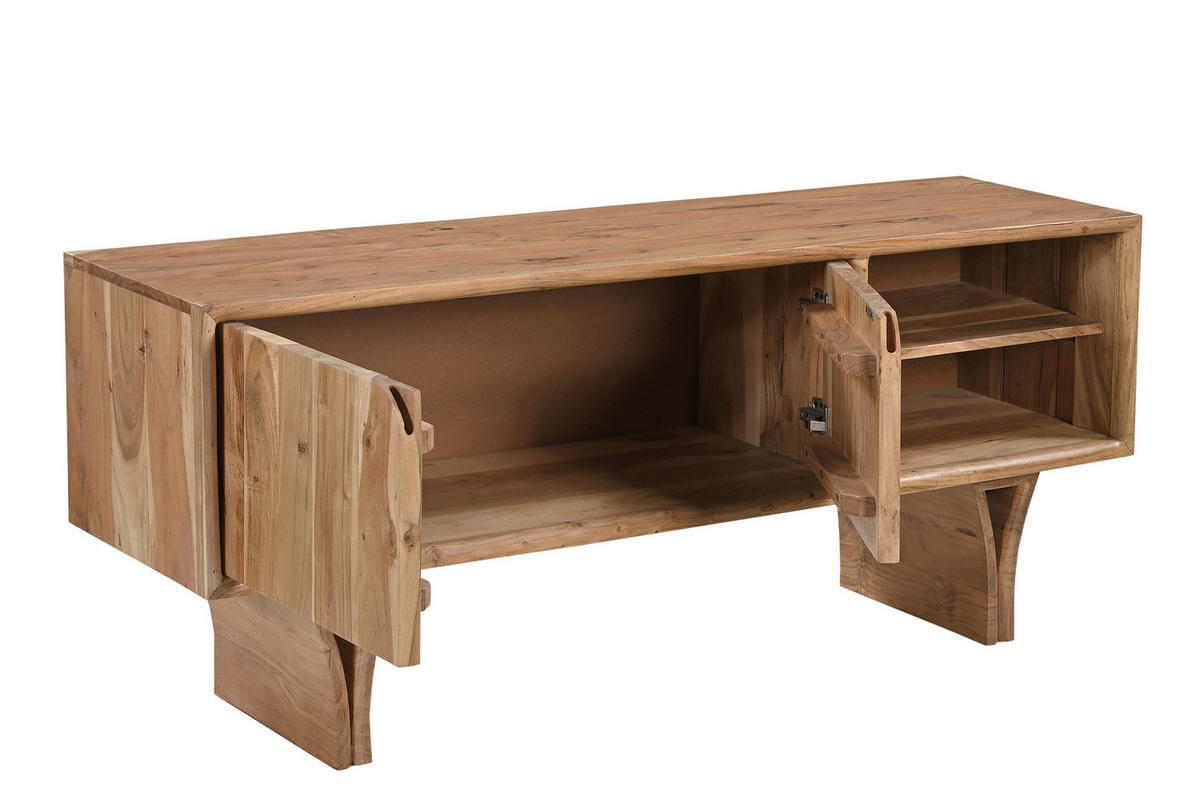 LOWBOARD  145/60/40 cm   - Naturfarben, Design, Holz (145/60/40cm) - MID.YOU