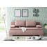 SCHLAFSOFA in Textil, Holzwerkstoff Rosa - Pink/Silberfarben, KONVENTIONELL, Holzwerkstoff/Kunststoff (208/95/105cm) - Carryhome SCHLAFSOFA in Textil, Holzwerkstoff Rosa - Pink/Silberfarben, KONVENTIONELL, Holzwerkstoff/Kunststoff (208/95/105cm) - Carryhome