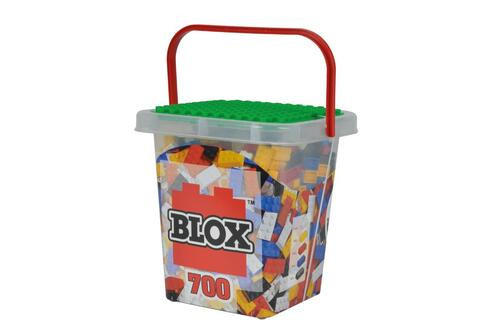 KOCKE ZA SLAGANJE  Blox  - bijela/žuta, Basics, plastika (24,5/24,5/25cm) - Simba