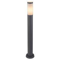 UTOMHUSLAMPA - opal/antracit, Basics, metall/plast (12.7/80cm) - Globo