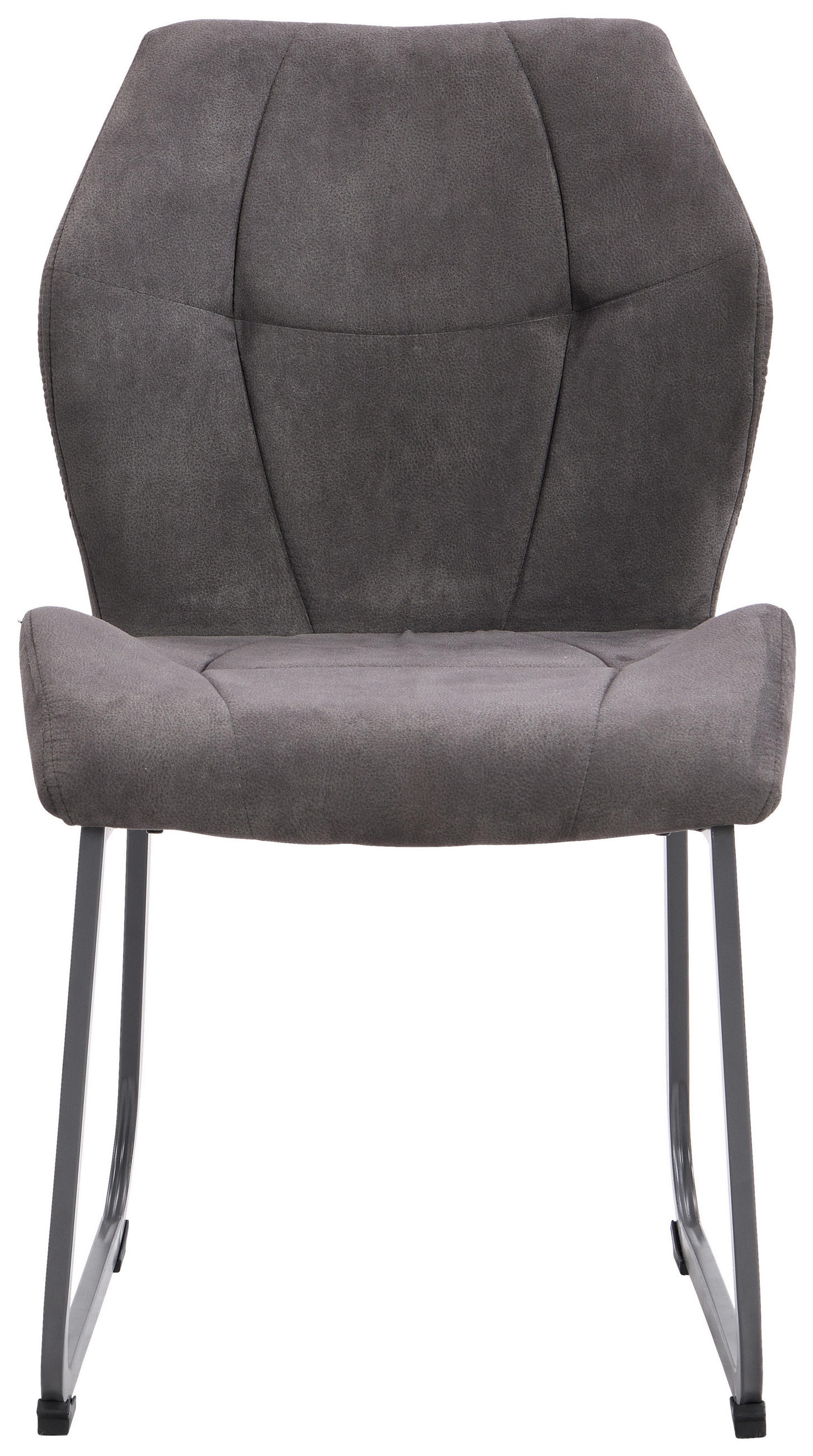 ŽIDLE, šedá - šedá, Moderní, kov/textil (51/86/61cm) - MID.YOU