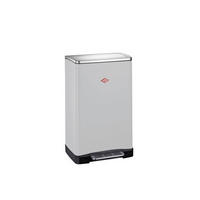 ABFALLSAMMLER BIG DOUBLE BOY 2x18 L  - Hellgrau/Schwarz, KONVENTIONELL, Kunststoff/Metall (40,5/65/34,5cm) - Wesco