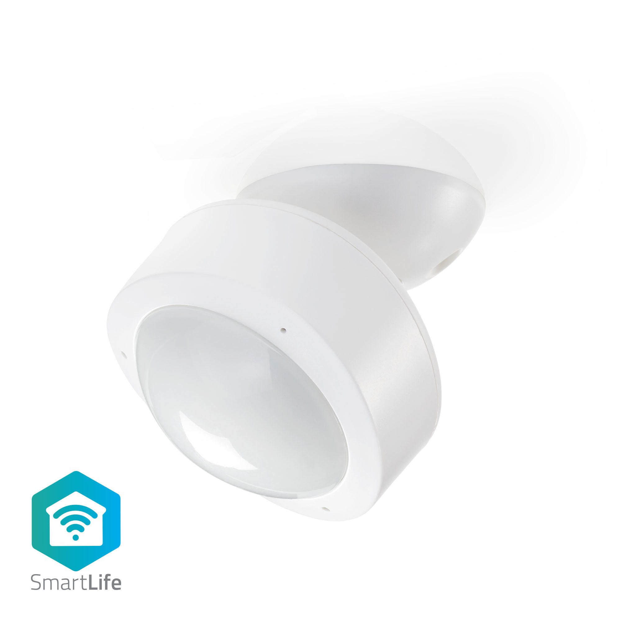BEWEGUNGSMELDER - Weiß, Basics, Kunststoff/Metall (6cm) - Nedis SmartLife