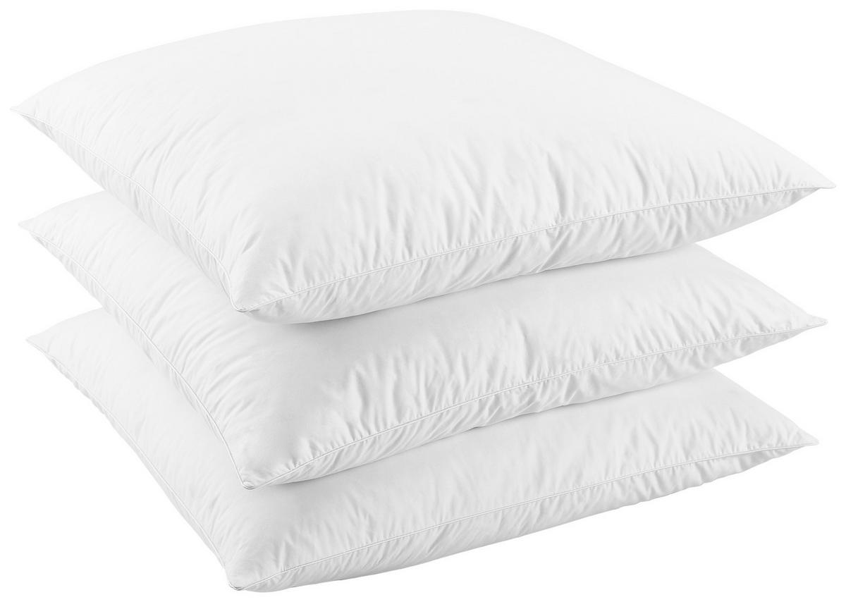 3-KAMMER-KISSEN  Aida  80/80 cm       - Weiß, Basics, Textil (80/80cm) - Billerbeck