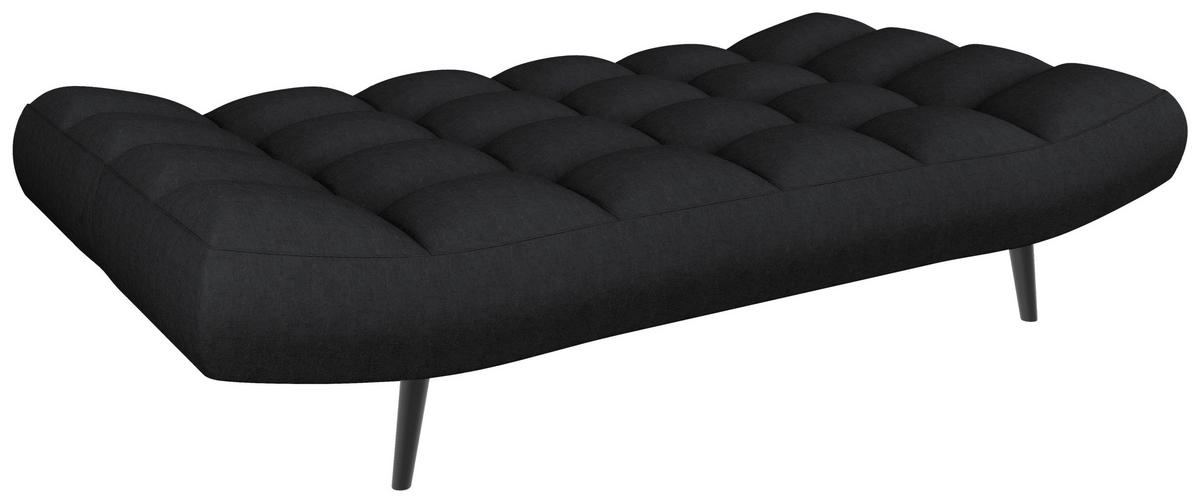 SCHLAFSOFA  in Mikrofaser Anthrazit  - Anthrazit/Schwarz, KONVENTIONELL, Holz/Textil (197/85/92cm) - Carryhome