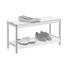 SCHUHREGAL Bambus massiv lackiert, matt Weiß, Braun - Weiß/Braun, Design, Holz (70 36 26cm) - Xora SCHUHREGAL Bambus massiv lackiert, matt Weiß, Braun - Weiß/Braun, Design, Holz (70 36 26cm) - Xora