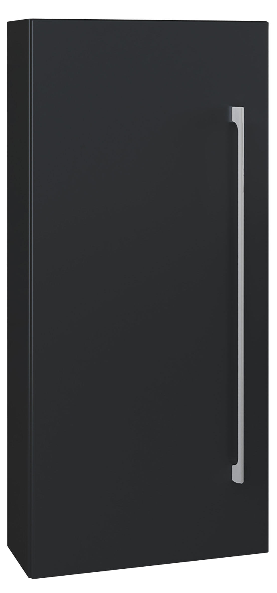 HÄNGESCHRANK Schwarz - Schwarz, Basics, Holzwerkstoff (33/75/22cm) - MID.YOU