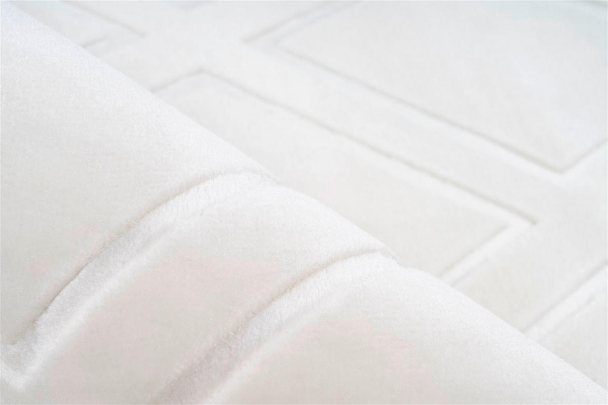 FLACHWEBETEPPICH 160/230 cm Monroe 300 Weiß Weiß  - Weiß, KONVENTIONELL, Kunststoff/Textil (160/230cm)