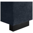 ECKSOFA  in Webstoff Dunkelblau  - Schwarz/Dunkelblau, KONVENTIONELL, Holz/Textil (283/244cm) - Carryhome