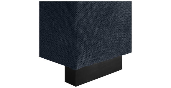 ECKSOFA  in Webstoff Dunkelblau  - Schwarz/Dunkelblau, KONVENTIONELL, Holz/Textil (283/244cm) - Carryhome