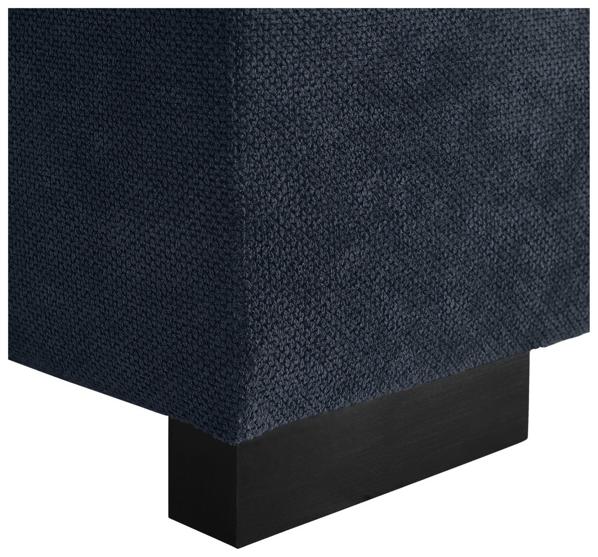 ECKSOFA Dunkelblau Webstoff  - Schwarz/Dunkelblau, KONVENTIONELL, Holz/Textil (283/244cm) - Carryhome