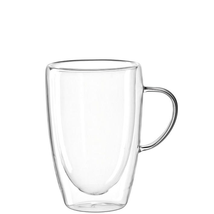TASSE DUO 400 ml  - Design, Glas (11,7/13/8,7cm) - Leonardo